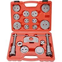 FreeTec 18 Piezas Resetter de pistón Kit Reposición Pistón de Freno pistón Placa Trasera Set Compatible con BMW